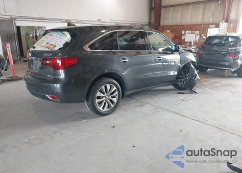 2014 Acura Mdx Technology Package из США, поврежденный, VIN 5FRYD4H49EB003962